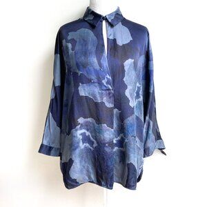 Armani Collezioni Silk Blouse with Abstract Print